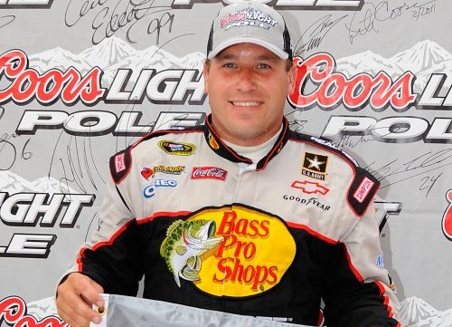 Ryan Newman won the Coors Light Pole Award for the 51st Annual IRWIN Tools 