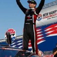 Kyle Larson won a drag race to the finish line against Corey LaJoie to capture the G-Oil 100 checkered flag in NASCAR K&N Pro Series East action Saturday at New […]