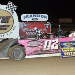 Keith Nosbisch scored the victory in the Topless Late Model feature at the season finale for East Bay Raceway Park. Photo coutesy EBRP