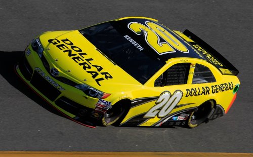 Matt Kenseth drives the #20 Toyota during NASCAR Sprint Cup Series Preseason Thunder testing at Daytona International Speedway Thursday.  Photo by Chris Trotman/Getty Images for NASCAR