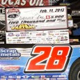 Defending DART Winternationals champion Dennis Erb, Jr. of Carpentersville, IL kicked off the 2013 Lucas Oil Late Model Dirt Series season with a clean sweep of events at East Bay […]