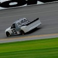 Despite a damp race track and a leery forecast that sent a number of NASCAR Camping World Truck Series packing and heading north on Tuesday morning, four teams remained for […]