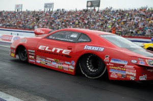 Erica Enders-Stevens drove to the Pro Stock victory Sunday afternoon at Royal Purple Raceway.  Photo courtesy NHRA Media