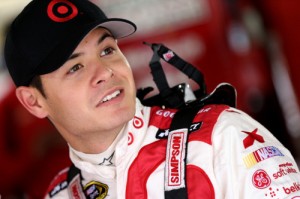 Kyle Larson led Friday NASCAR Sprint Cup Series practice, which put him on the pole for Saturday night's race at Richmond International Raceway after qualifying was rained out. Photo by Sean Gardner/Getty Images