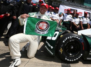 Ed Carpenter won his second straight Indianapolis 500 pole Sunday afternoon. Photo by Chris Jones