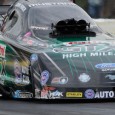 TOPEKA, KS – John Force raced to a track record performance to move into the Funny Car qualifying lead Friday in a rain-shortened day of racing at the NHRA Kansas […]