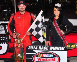 Kres VanDyke found his way to victory lane in the second Late Model Stock feature.  Photo by RPM Photos