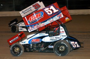 Paul McMahan, seen here from earlier action, earned his second World of Outlaws STP Sprint Car Series win of the season Saturday night at Tri-State Speedway.  Photo courtesy WoO Media