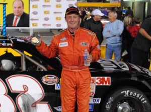 Randy Porter scored the Late Model Stock victory Friday night at Anderson Motor Speedway.  Photo by Christy Kelley