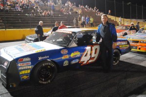 Shawn Campbell held off a strong field of competitors to pick up the win in Friday night's Renegades Summer Slammer at Anderson Motor Speedway.  Photo by Christy Kelley