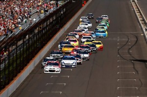 Sunday's NASCAR Sprint Cup Series race at Indianapolis Motor Speedway could be as much a wild card race for the Chase For The Sprint Cup as any other leading up to the Chase.  Photo by Chris Graythen/Getty Images