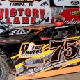 TAMPA, FL – Jason Russell powered his way to the to of the leaderboard in Saturday night’s Limited Late Model feature at East Bay Raceway Park in Tampa, FL, and […]