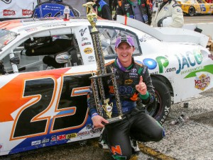 Justin Boston scored the ARCA Racing Series victory Sunday afternoon at Madison International Speedway.  Photo courtesy ARCA Media