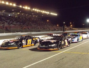 A stout field of Pro Late Models are expected to do battle for a large payday and a coveted Nashville guitar trophy in Saturday night's All American 400 at Fairgrounds Speedway Nashville.  Photo by Steve Brown