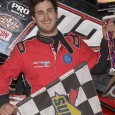 Matt Kurtz led from the drop of the green flag, and powered away to score the Eagle Jet Top Gun Sprints feature win in Saturday night’s Winternationals 2015 action at […]