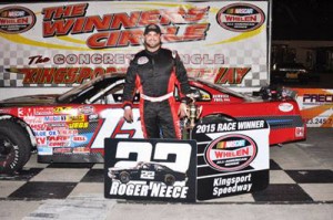 Kres VanDyke topped the field in the first Late Model Stock feature Friday night at Kingsport Speedway.  Photo courtesy Kingsport Speedway Media