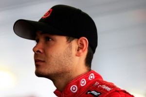 Kyle Larson will start the NASCAR Camping World Truck Series race from the pole.  Photo by Chris Trotman/Getty Images