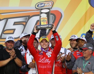 Ryan Reed raced to the victory in Saturday's ARCA Racing Series event at Chicagoland Speedway.  Photo courtesy ARCA Media