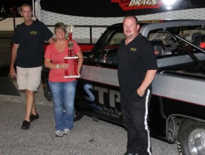 Will Coots scored the Truck Advanced division win in the first points paying race at Atlanta Motor Speedway's  Friday Night Drags Week 5 action.  Photo by Tom Francisco/Speedpics.net