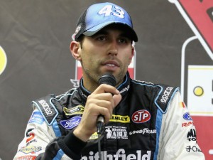 Aric Almirola will roll off from the 22nd starting spot in Sunday's NASCAR Sprint Cup Series race at the Indianapolis Motor Speedway.  Photo by Streeter Lecka/NASCAR via Getty Images