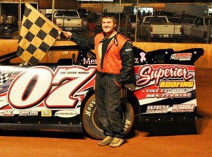 Dale Timms, seen here from an earlier victory, scored the SECA Late Model victory Saturday night at Hartwell Speedway.  Photo by JY's Photos