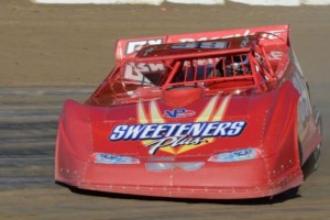 Tim McCreadie, seen here from earlier action, score the World of Outlaws Late Model Series victory Friday night at River Cities Speedway.  Photo courtesy Tim McCreadie.com