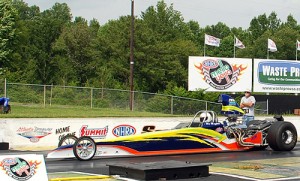 Wesley Mayfield nabbed the Super Pro victory Saturday at Atlanta Dragway.  Photo by Tim Glover