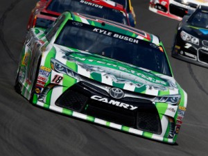 Kyle Busch finished in 11th in Sunday's NASCAR Sprint Cup Series race at Michigan International Speedway.  Photo by Gregory Shamus/Getty Images