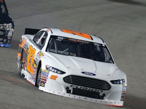 Austin Hill scored his second NASCAR K&N Pro Series East win of the season Thursday night at Richmond International Raceway. Photo by Brian Lawdermilk/Getty Images for NASCAR