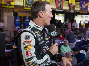 Kevin Harvick says he thinks he and his Stewart-Haas Racing team will "stomp" Joe Gibbs Racing in the Chase for the Sprint Cup. Photo by Kena Krutsinger/NASCAR via Getty Images