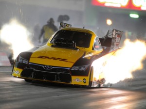 Del Worsham powered to the top of the Funny Car qualifying charts on Friday at Texas Motorplex. Photo courtesy NHRA Media