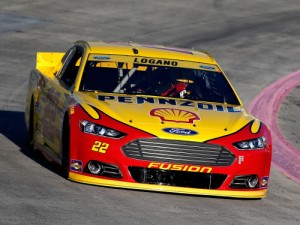 Joey Logano will be going for his fourth straight NASCAR Sprint Cup Series victory on Sunday at Martinsville Speedway.  Photo by Todd Warshaw/NASCAR via Getty Images