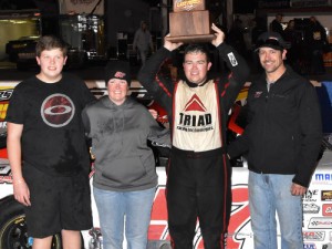 Cole Timm finished seventh in Saturday night's CARS Super Late Model finale, giving him the inaugural SLM championship. Photo courtesy CARS Media