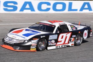 Ty Majeski moved to the front of the starting grid for Sunday's Snowball Derby at 5 Flags Speedway after apparent fast qualifier Christopher Bell's car failed post qualifying tech inspection. Photo courtesy Ty Majeski Racing