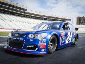 Chase Elliott's No. 24 Hendrick Motorsports Chevrolet was on display on Atlanta Motor Speedway's pit road. Photo: Atlanta Motor Speedway