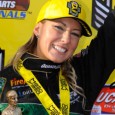 Leah Pritchett raced to her first Top Fuel victory Sunday at the CARQUEST Auto Parts NHRA Nationals. Tim Wilkerson (Funny Car) and Jason Line (Pro Stock) also picked up victories […]