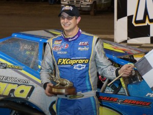 Matt Sheppard took the victory in Thursday night's Super DIRTcar Series Big-Block Modified feature.  Photo: DIRTcar Nationals Media