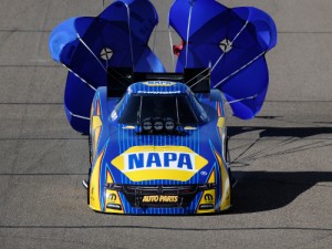 Ron Capps led Saturday's Funny Car qualifying for the CARQUEST Auto Parts NHRA Nationals at Wild Horse Pass Motorsports Park.  Photo: NHRA Media