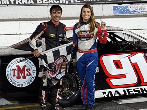 Ty Majeski walked away with his second Super Late Model victory of the week Wednesday night. Photo courtesy Jason Christley