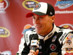 Kevin Harvick speaks to the media during a press conference prior to Friday's practice for the NASCAR Sprint Cup Series race at Phoenix International Raceway. Photo by Daniel Shirey/Getty Images