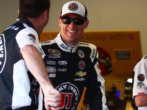 Kevin Harvick expects more of the same kind of racing seen so far this season with the new lower downforce aero package on the NASCAR Sprint Cup Series.  Photo by Sarah Crabill/NASCAR via Getty Images