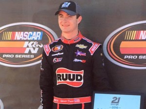 Spencer Davis will be looking to score his first career NASCAR K&N Pro Series East victory in Saturday night's race at Greenville-Pickens Speedway. Photo: Ranier Racing With MDM Motorsports