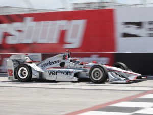 Will Power scored the pole for Sunday's season opening Grand Prix of St. Petersburg for the Verizon IndyCar Series.  Photo by Chris Jones