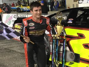 Bret Holmes scored his first Five Flags Speedway Pro Late Model feature win Friday night at the Pensacola, FL raceway.  Photo: Bret Holmes Racing