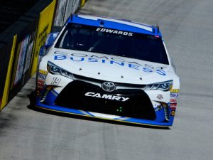 Carl Edwards scored the pole for Sunday's NASCAR Sprint Cup Series race at Bristol Motor Speedway.  Photo by Robert Laberge/Getty Images