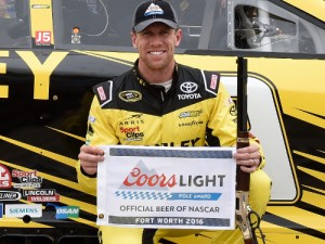 Carl Edwards scored the pole for Saturday night's NASCAR Sprint Cup Series race at Texas Motor Speedway. Photo by Jared C. Tilton/NASCAR via Getty Images