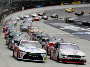 The starting line up for next week's NASCAR Xfinity Series race at Bristol Motor Speedway will be determined by a pair of 50 lap heat races.  Photo by Brian Lawdermilk/NASCAR via Getty Images