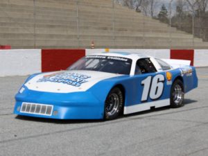 Colby Howard, seen here from earlier action, scored his third Limited Late Model feature victory of the season at Greenville-Pickens Speedway Saturday night.  Photo by Tom Baker