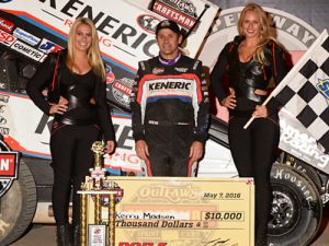 Kerry Madsen took his second straight World of Outlaws Craftsman Sprint Car Series victory Saturday night with a win at Eldora Speedway.  Photo: campbellphoto.com