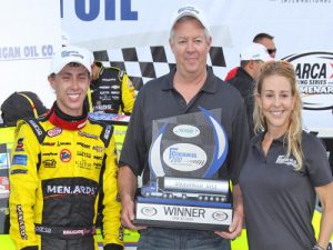 Brandon Jones scored his third career ARCA Racing Series victory Friday afternoon at Michigan International Speedway.  Photo: ARCA Media